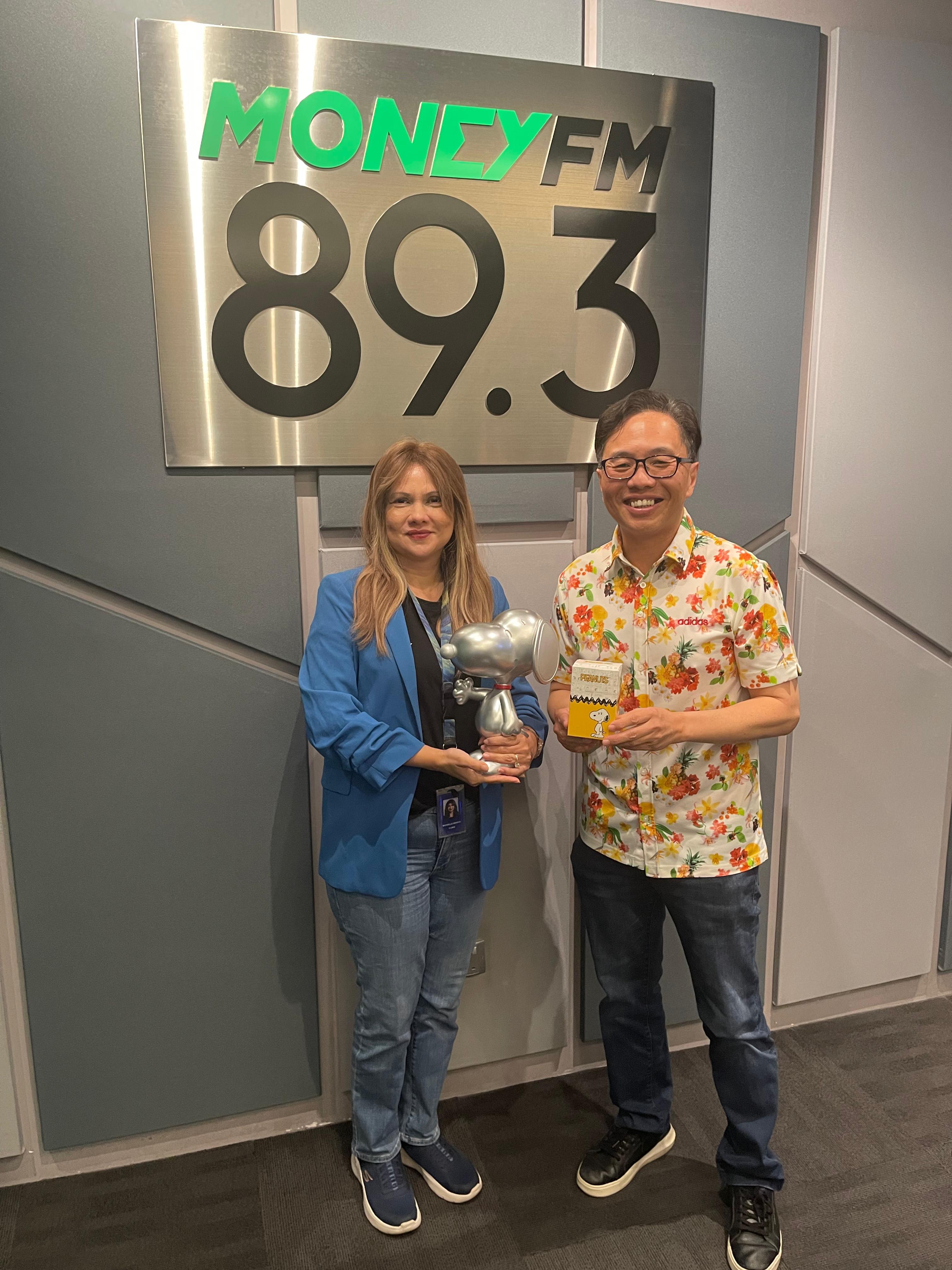 MONEY FM 89.3 Live Well with Michelle segment artwork — could a Snoopy office make you happier at work?