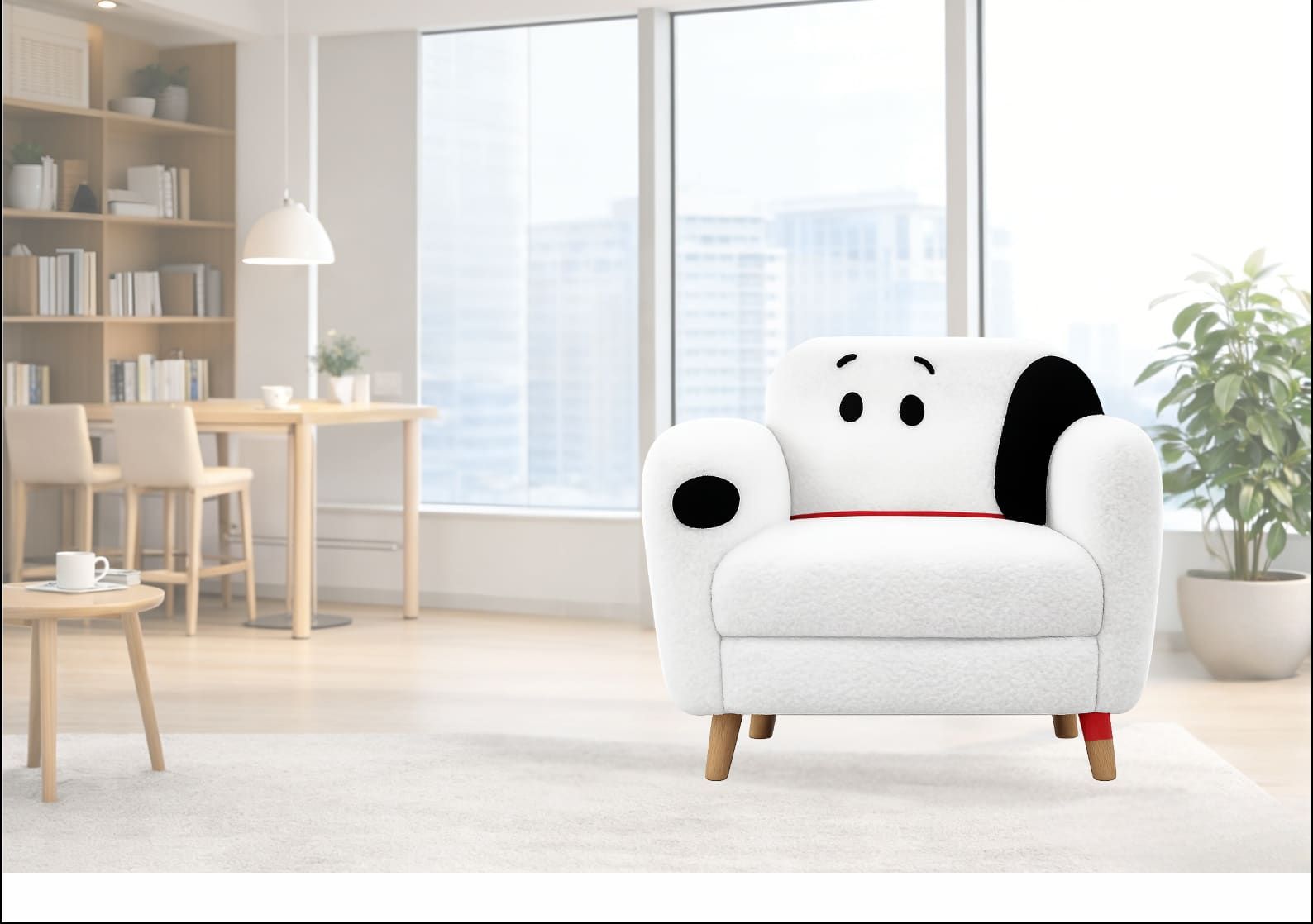 Peanuts™ Snoopy Cushion Sofa — 1 Seater